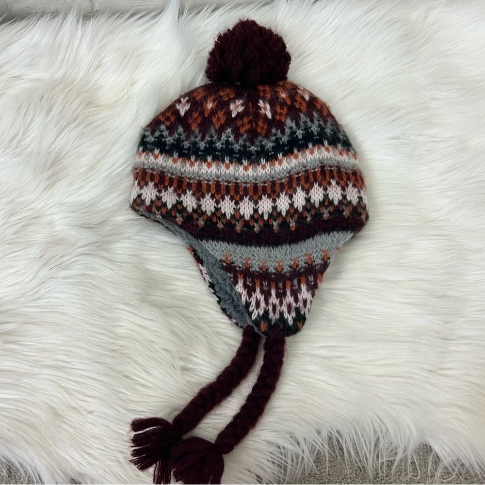 NWT Ruff Hewn Winter Fair Isle Knit Hat